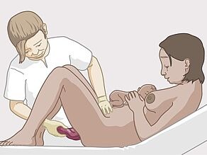 Die Plazenta verlässt den Körper der Frau 10 bis 30 Minuten nach der Entbindung.