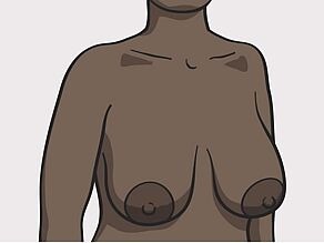 Différents types de seins : seins de grande taille