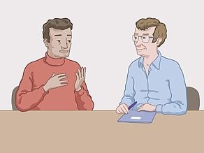 Burrë duke folur me një profesionalist shëndeti