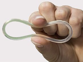Squeezed vaginal ring